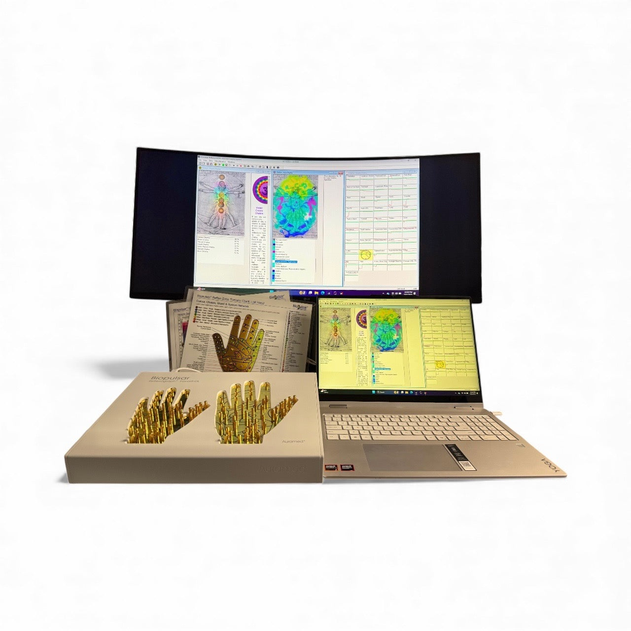 Chakra and aura monitoring system - Biopulsar
