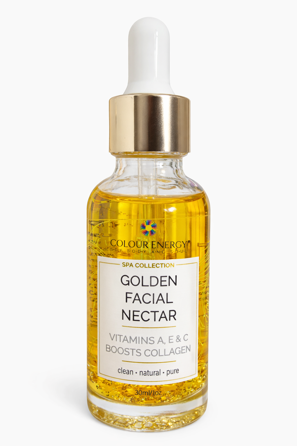 Golden Facial Nectar w/24K Gold Flakes - 30ml
