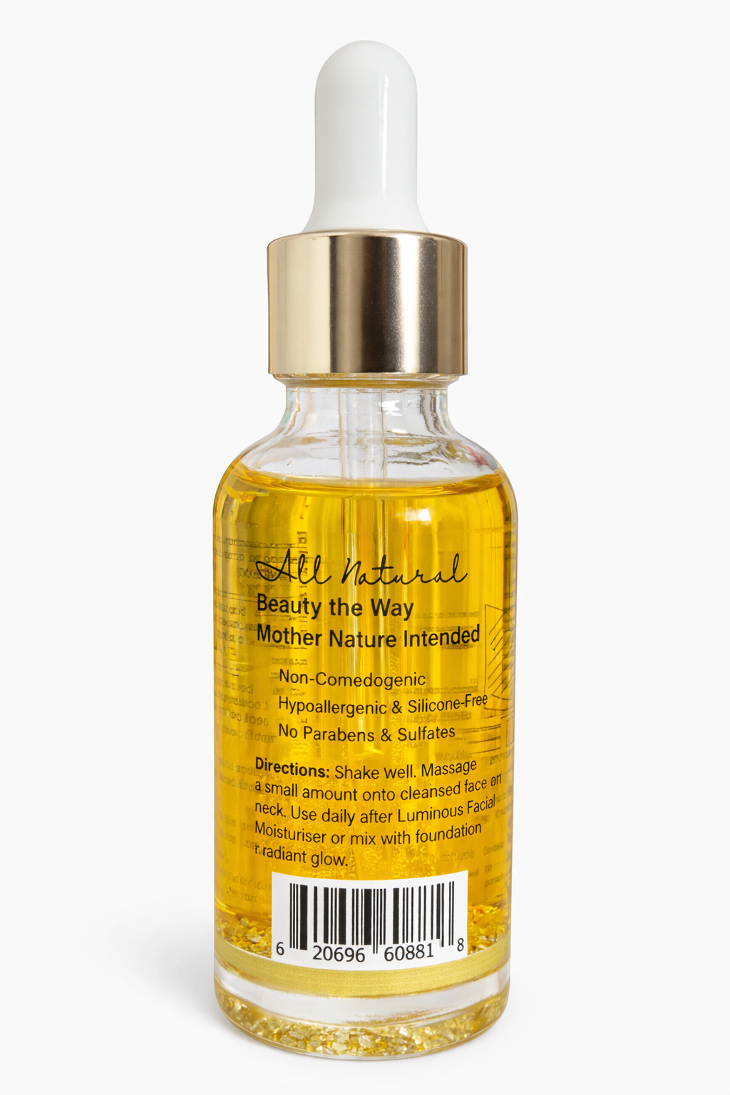 Golden Facial Nectar w/24K Gold Flakes - 30ml
