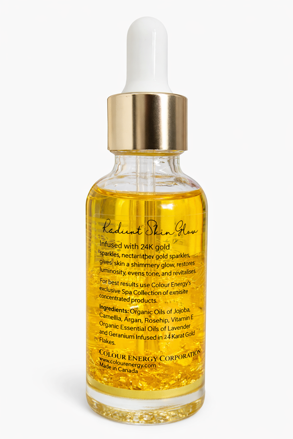 Golden Facial Nectar w/24K Gold Flakes - 30ml
