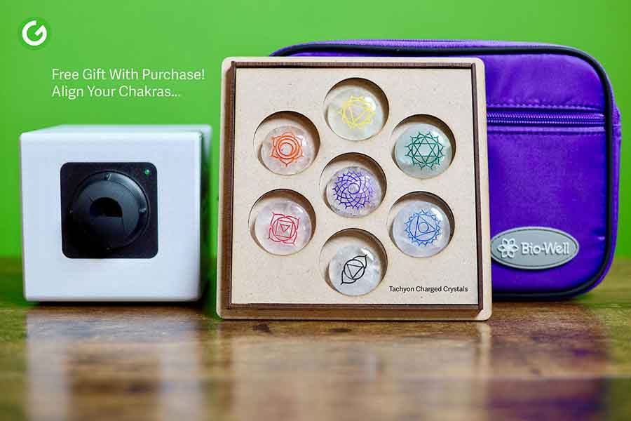 Bio-Well 3.0 Device New 2026 Model + Advanced Level 1 Certification Training + Community + Bi-Weekly Zoom Support + 1-Year Subscription Free + Charged Chakra Alignment Crystal Kit