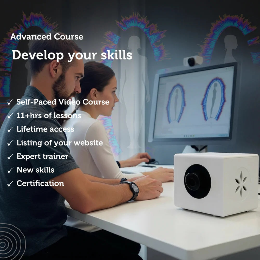 Bio-Well 3.0 Device New 2026 Model + Advanced Level 1 Certification Training + Community + Bi-Weekly Zoom Support + 1-Year Subscription Free + Charged Chakra Alignment Crystal Kit