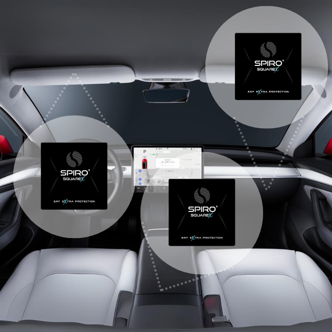 EVs Advanced EMF Neutralization with Quantum Magnetic Filtering - SPIRO SQUARE X KIT