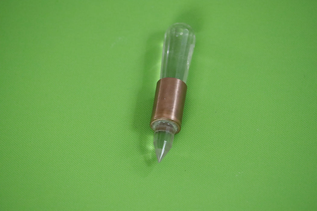 Varita de masaje de cuarzo con cristal de bala, taquión infundido con cobre